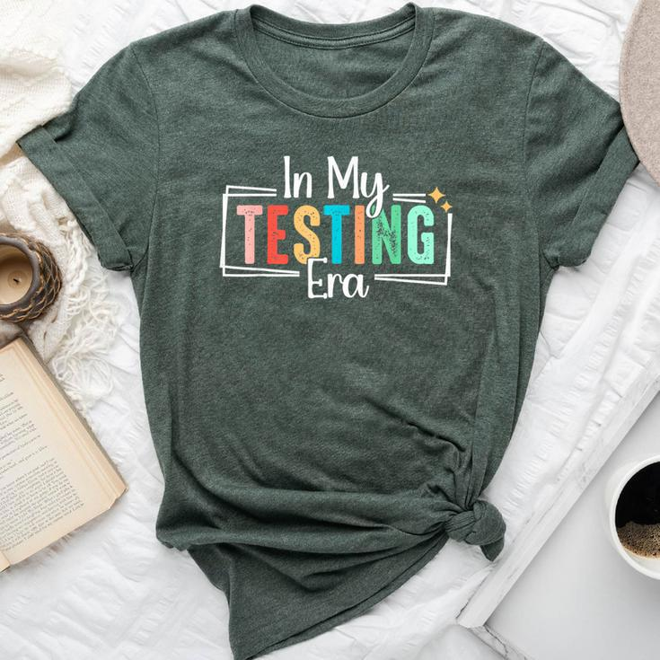 In My Testing Era Testing Day Teacher Test Day Bella Canvas T-shirt