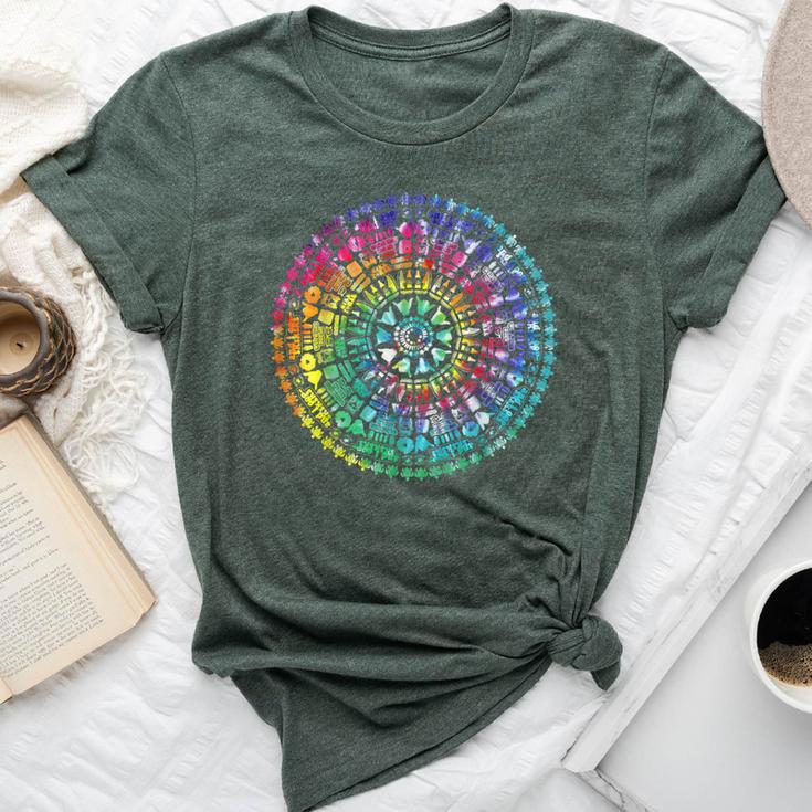 Tie Dye Mandala Sksksk And I Oop Save The Turtles Visco Girl Bella Canvas T-shirt