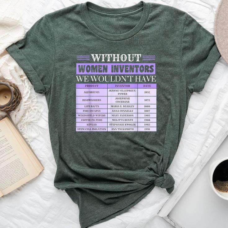 History Of Inventors International Women's Day Bella Canvas T-shirt