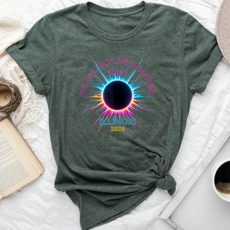 Total Solar Eclipse Illinois For 2024 Souvenir Bella Canvas T-shirt