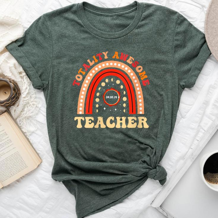 Totality Awesome Teacher Total Solar Eclipse For Teachers Bella Canvas T-shirt