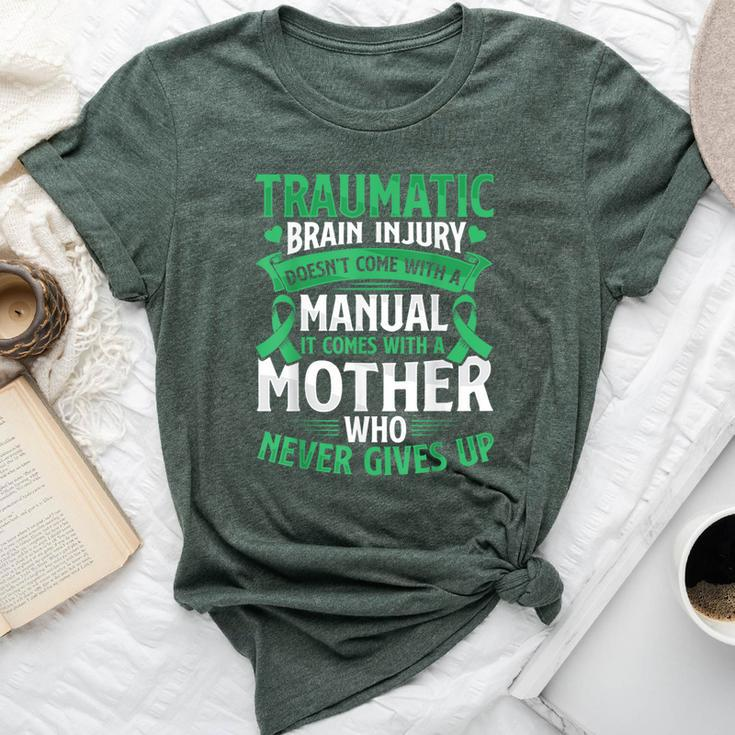 Traumatic Brain Injury Tbi Awareness Survivor Mom Girl Bella Canvas T-shirt