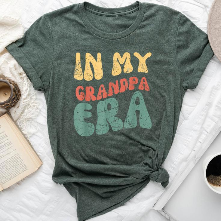 Trendy Groovy Quote In My Grandpa Era Retro Vintage Bella Canvas T-shirt