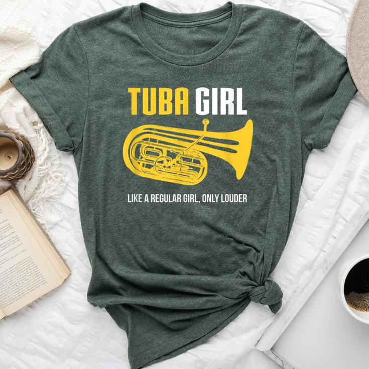 Tuba Girl  Cute Marching Band Bella Canvas T-shirt