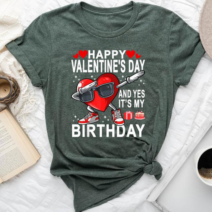 Valentine Birthday Girls Born On Valentines Day Bella Canvas T-shirt