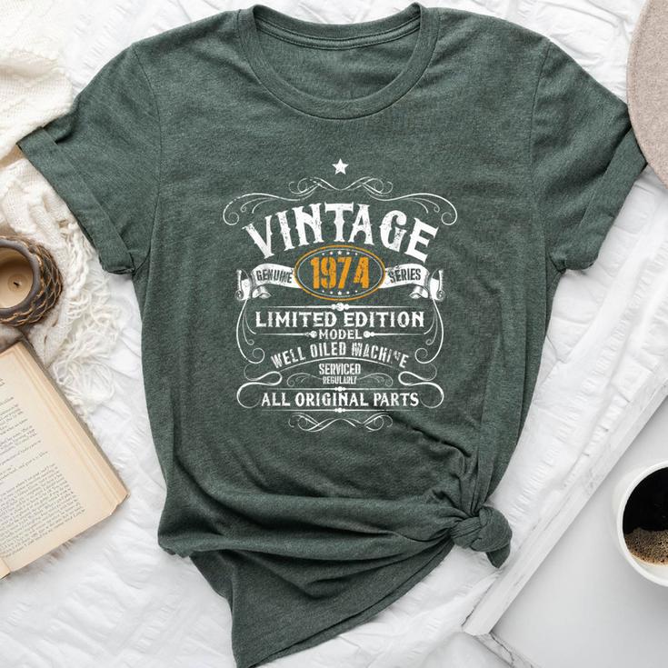 Vintage 1974 50Th Birthday Bella Canvas T-shirt