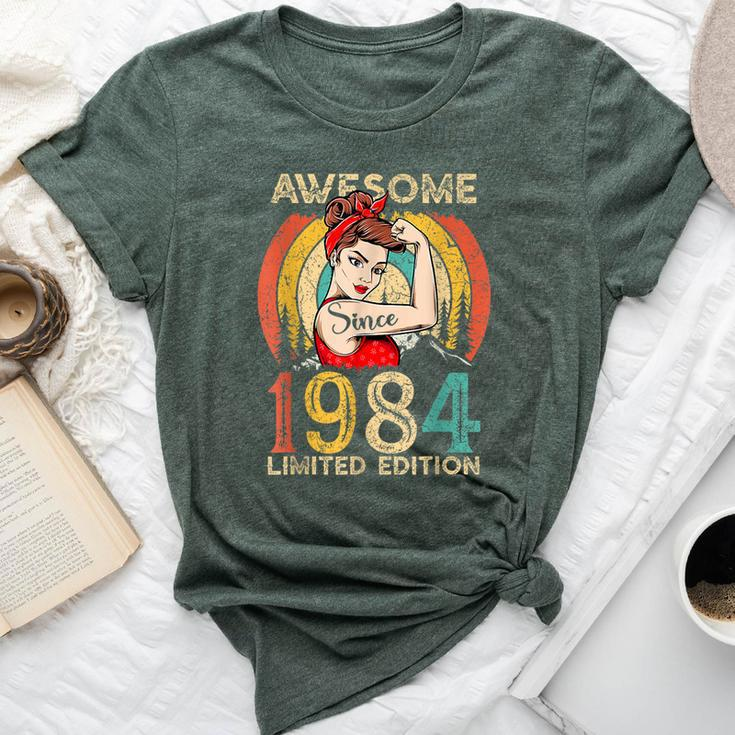 Vintage 38Th Birthday For Awesome Since 1984 Bella Canvas T-shirt
