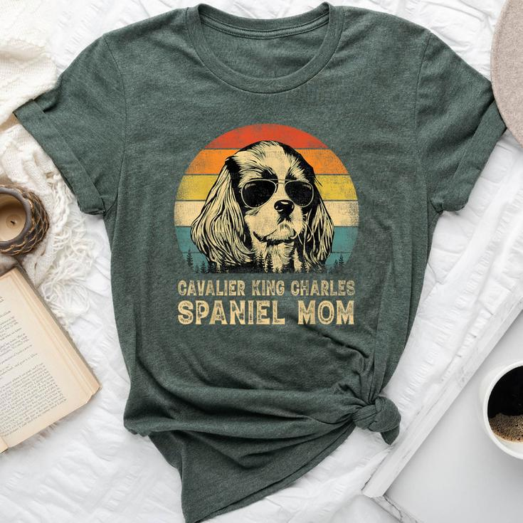 Vintage Cavalier King Charles Spaniel Mom Dog Mother's Day Bella Canvas T-shirt