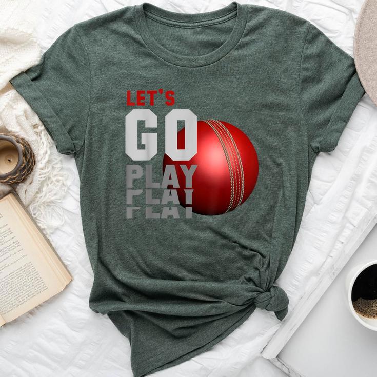 Vintage Cricket Cricket Lovers For And Girls Bella Canvas T-shirt