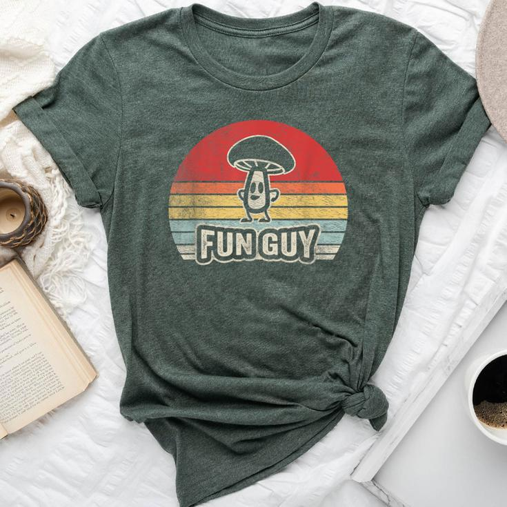 Vintage Fun Guy Fungi Mushroom Fungus Humor Bella Canvas T-shirt