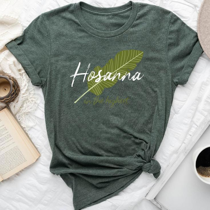 Vintage Palm Sunday Hosanna In The Highest Christian Easter Bella Canvas T-shirt