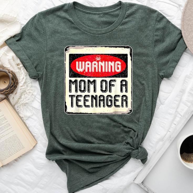 Warning Mom Of A Nager Boy 13Th Birthday 13 Year Old Bella Canvas T-shirt