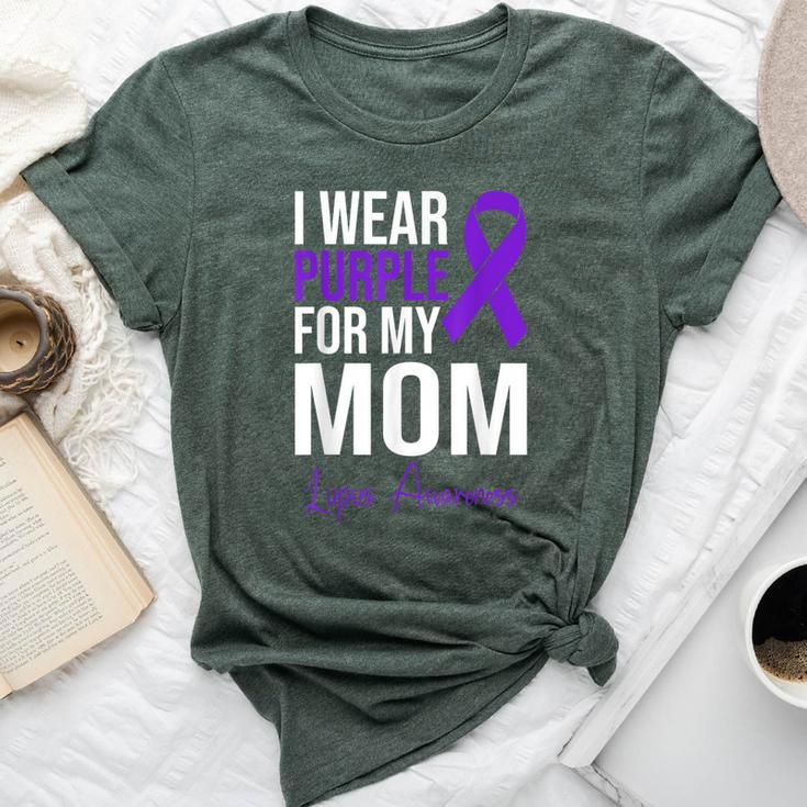 I Wear Purple For My Mom Lupus Warrior Lupus Bella Canvas T-shirt