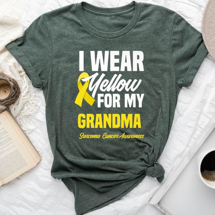 I Wear Yellow For My Grandma Sarcoma Cancer Awareness Bella Canvas T-shirt