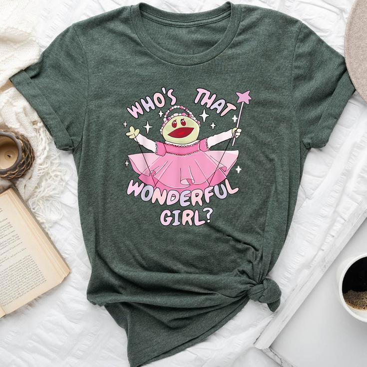Who's That Wonderful Girl Nanalan-Meme-Princess Valentines Bella Canvas T-shirt