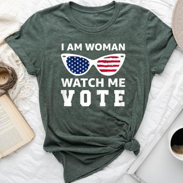 I Am Woman Watch Me Vote Bella Canvas T-shirt