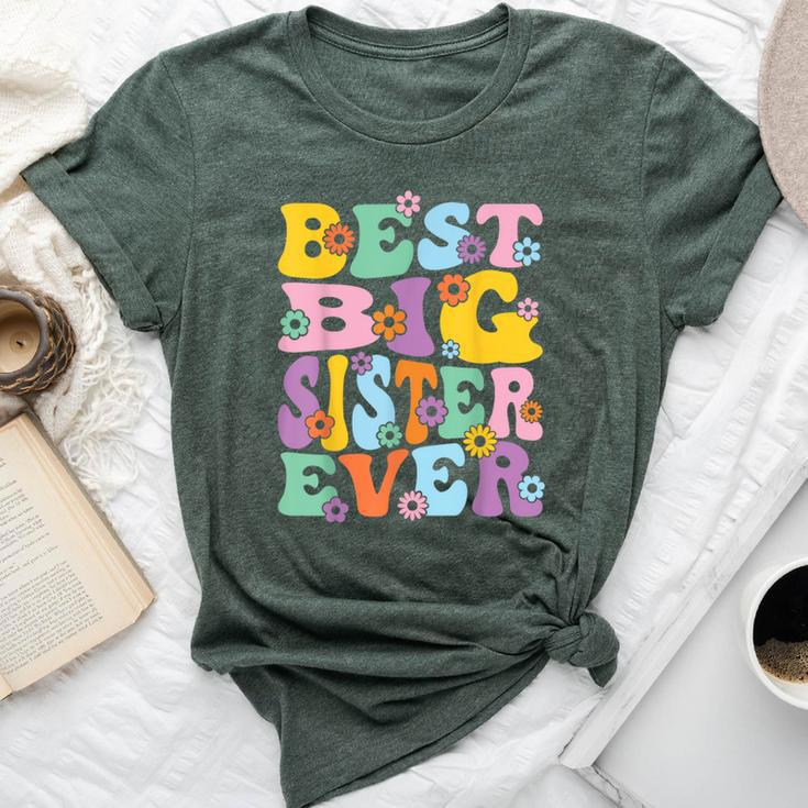 Youth Best Big Sister Ever Girl's Baby Announcement Idea Bella Canvas T-shirt
