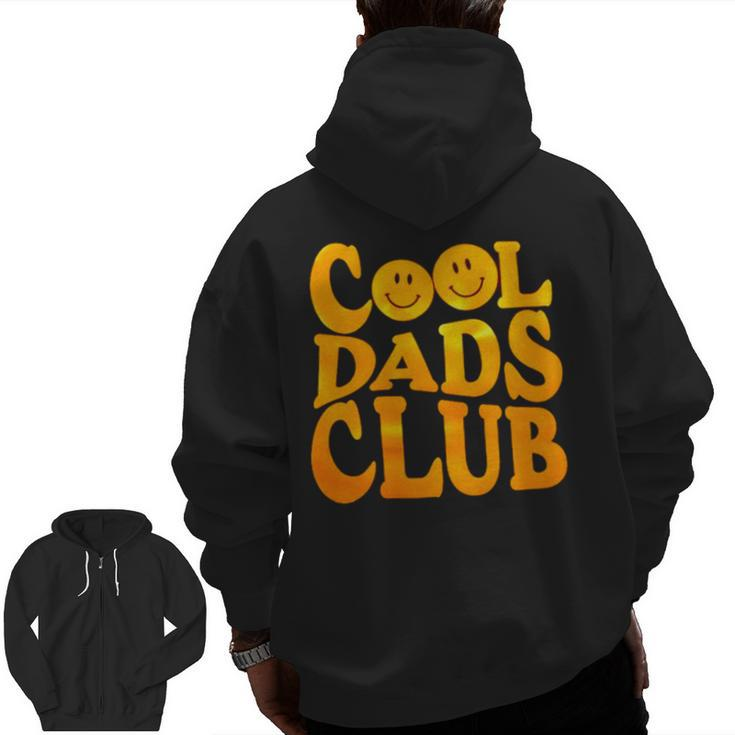 Cool Dads Club Zip Up Hoodie Back Print