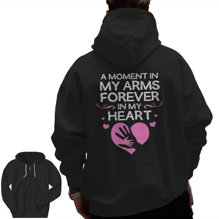 Foster Care Adoption For Adoptive Parents Zip Up Hoodie Back Print