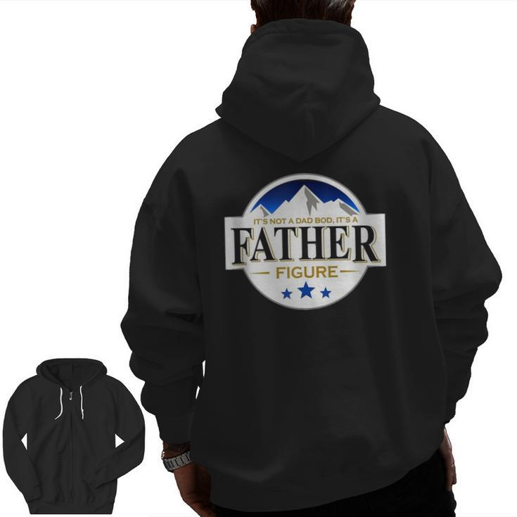 It's Not A Dad Bod It's A Father Figure Buschs Light-Beer Tank Top Zip Up Hoodie Back Print