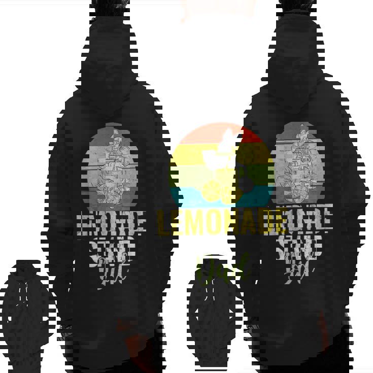 Lemonade Stand Dad Lemonade Dad Zip Up Hoodie Back Print