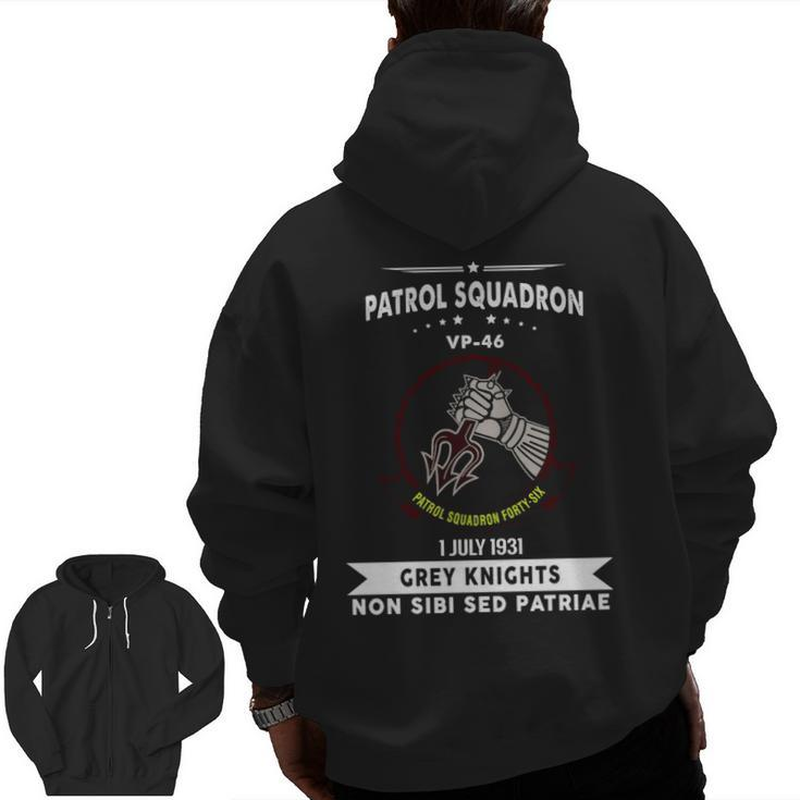 Patrol Squadron 46 Vp Zip Up Hoodie Back Print