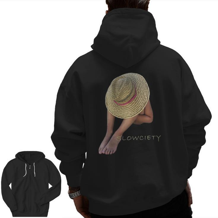Slowciety Great For Dad And Grads Zip Up Hoodie Back Print