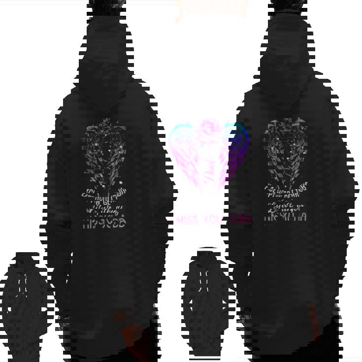 You Taught Me Many Things In Life Except How To Get Through Life With You Zip Up Hoodie Back Print