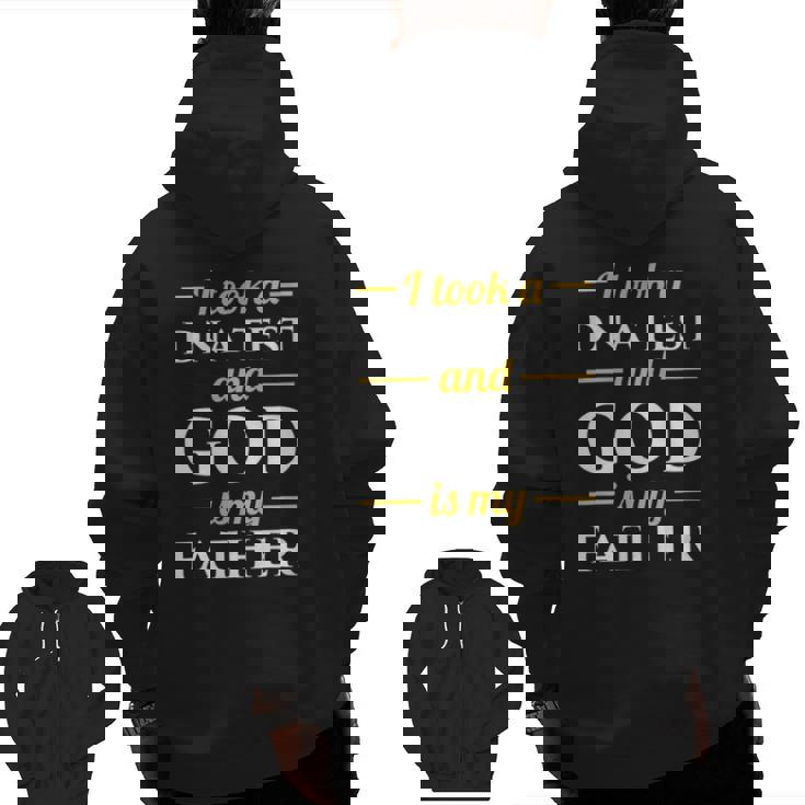 Test Christian Church Deacon Zip Up Hoodie Back Print
