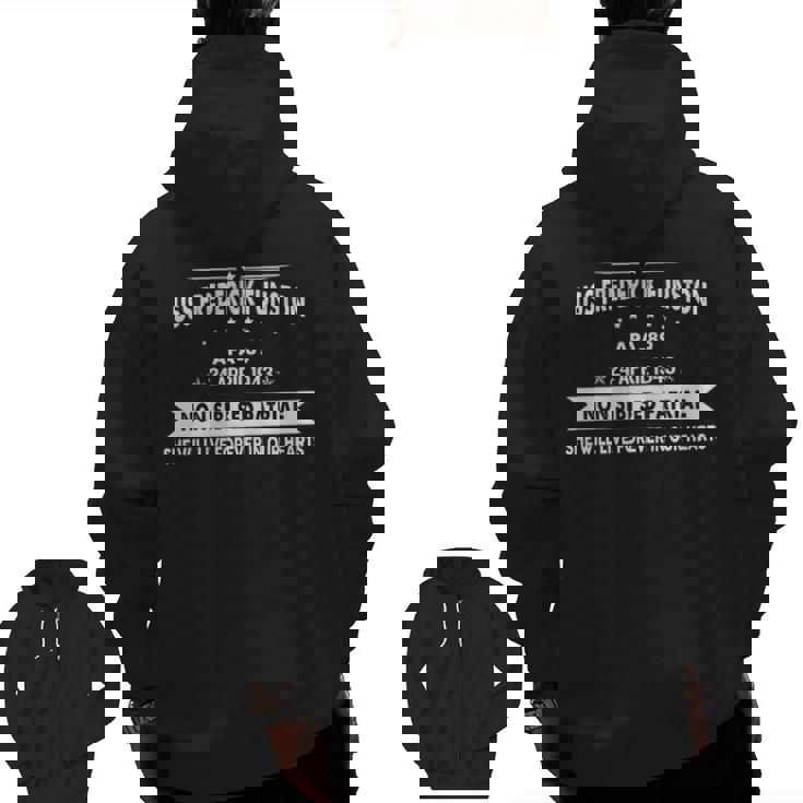 Uss Frederick Funston Apa Zip Up Hoodie Back Print