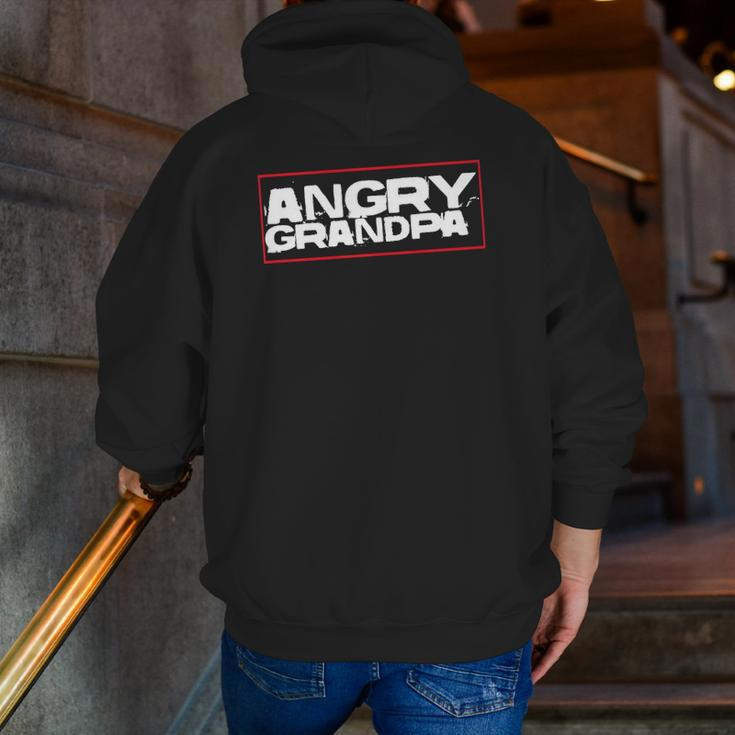 Angry Grandpa Family Matching Zip Up Hoodie Back Print