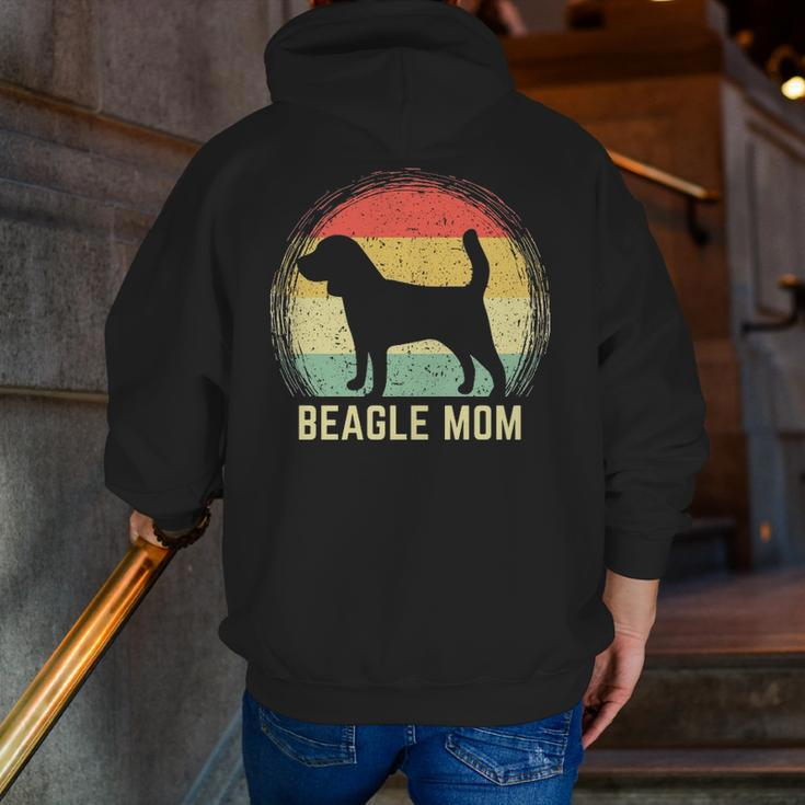 Beagle Mom Beagle Mother Dog Lover Women’S Zip Up Hoodie Back Print