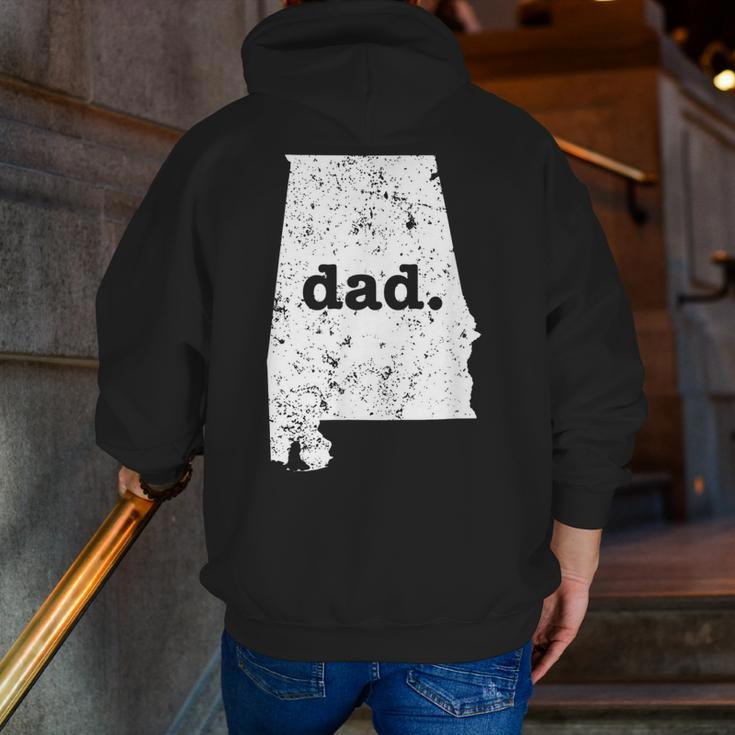 Best Dad AlabamaT For Dad Zip Up Hoodie Back Print