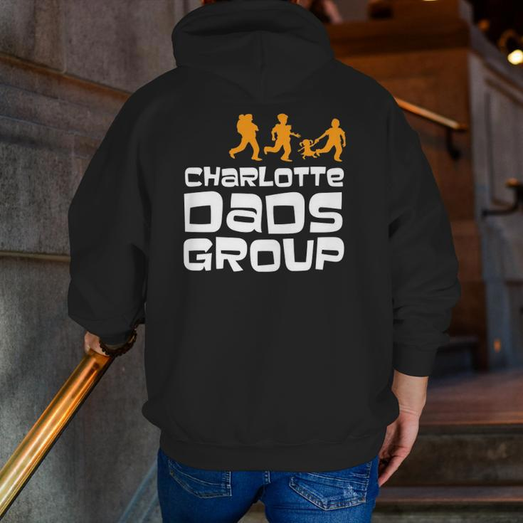 Charlotte Dads Group Father Day Zip Up Hoodie Back Print
