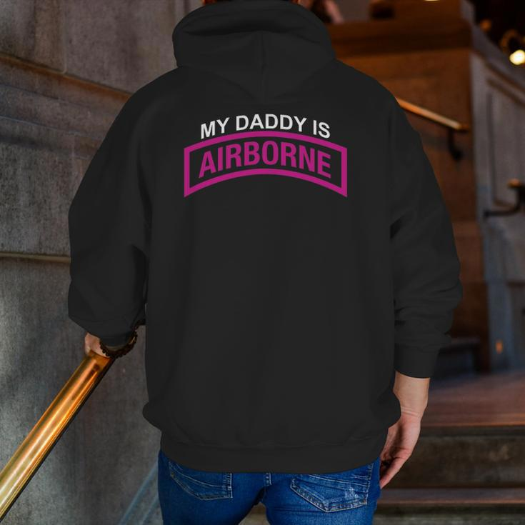 My Daddy Is A Army Airborne Paratrooper 20173 Ver2 Zip Up Hoodie Back Print