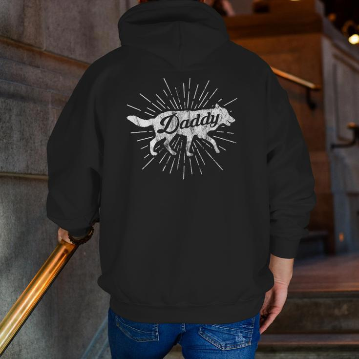 Daddy Wolf Fun Matching Family Pack Tee Zip Up Hoodie Back Print