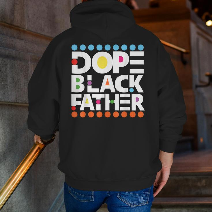 Dope Black Family Junenth 1865 Dope Black Father Zip Up Hoodie Back Print