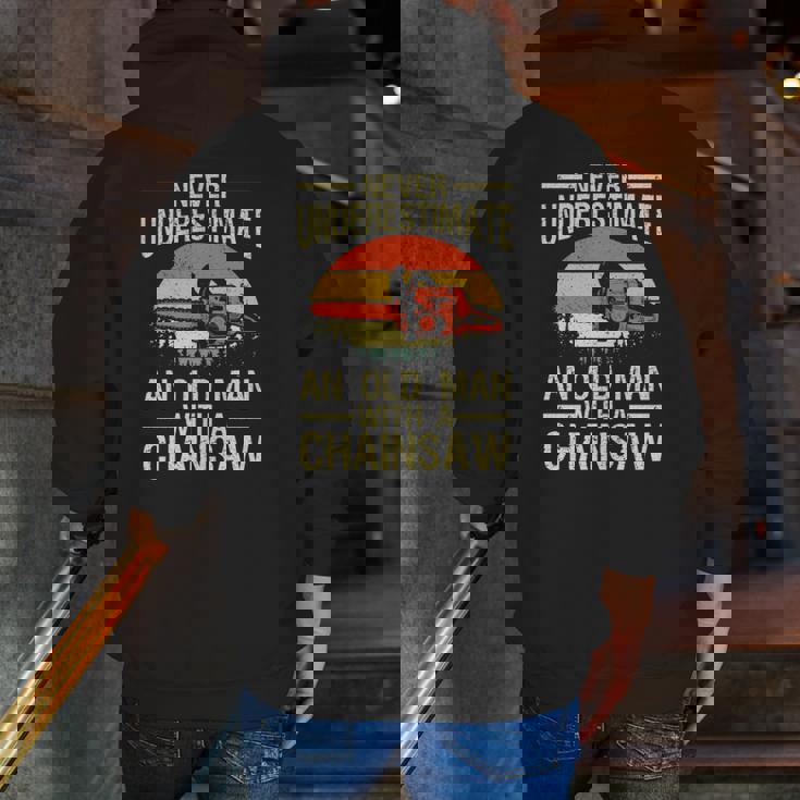 Lumberjack Art Men Dad Chainsaw Arborist Wood Logger Zip Up Hoodie Back Print Lumberjack Art Men Dad Chainsaw Arborist Wood Logger Zip Up Hoodie Back Print