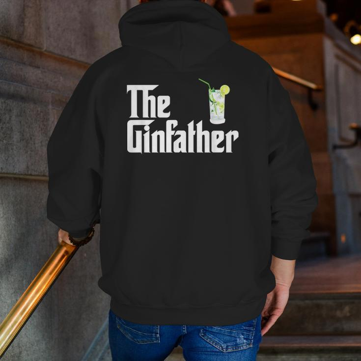 The Gin Father Gin And Tonic Classic Zip Up Hoodie Back Print