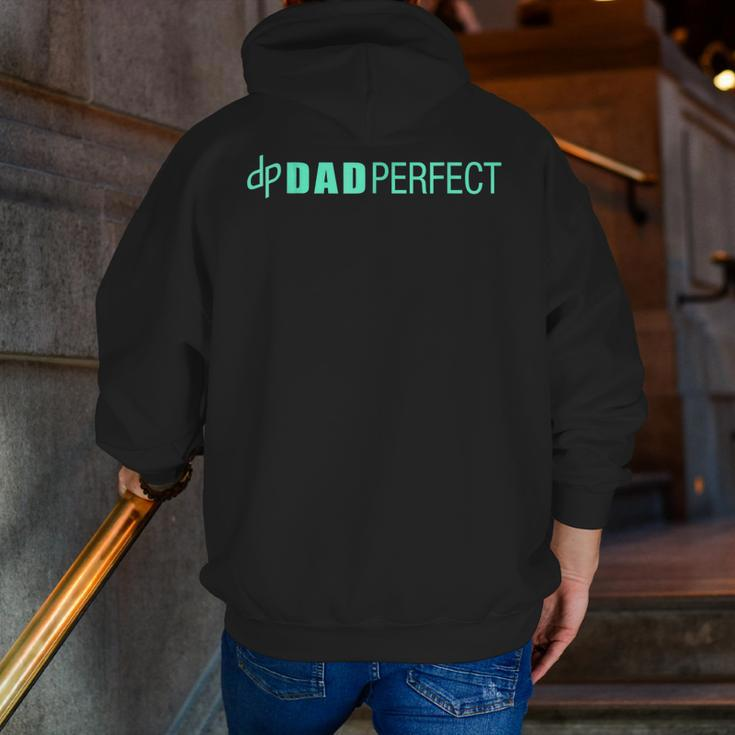 Mens Dad Perfect Fathers Day Shirt Zip Up Hoodie Back Print