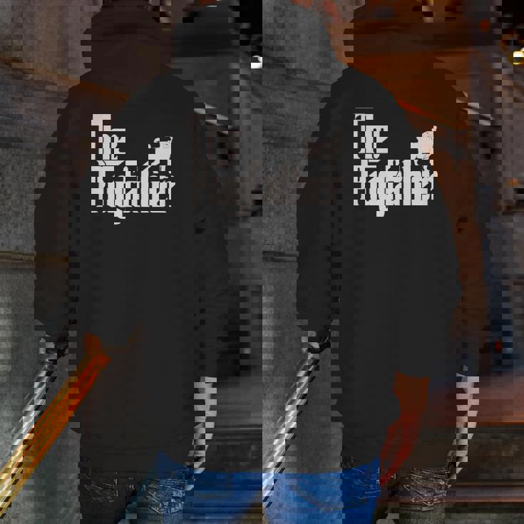 Pug Father Dog Dad Classic Zip Up Hoodie Back Print Pug Father Dog Dad Classic Zip Up Hoodie Back Print