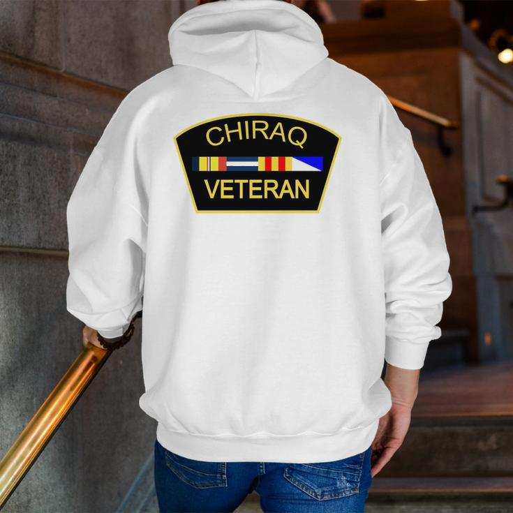 Chiraq Tees For All Chiraq Blue Small Zip Up Hoodie Back Print