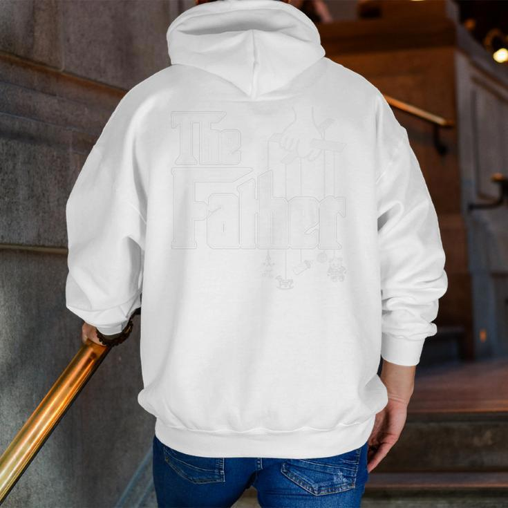 The Father New Daddy Expecting Baby Zip Up Hoodie Back Print