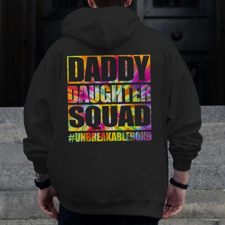 Daddy And Daughter Matching Father Daughter Squad Zip Up Hoodie Back Print