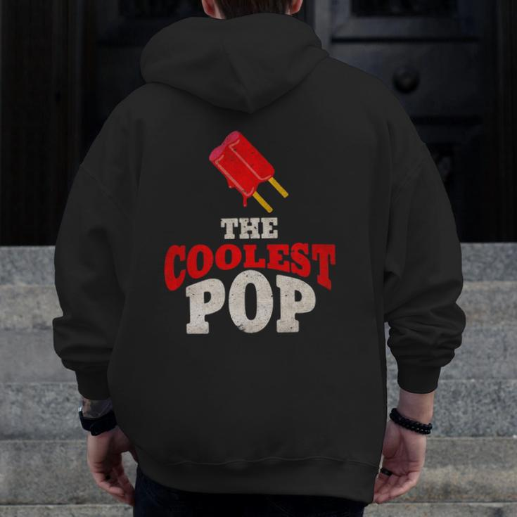 Father's Day For The Best Dad Ever Zip Up Hoodie Back Print