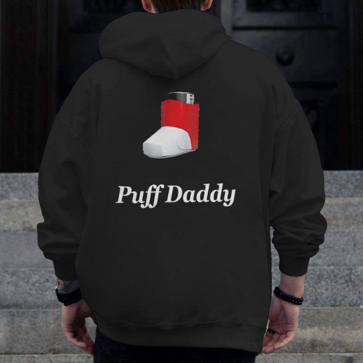 Puff Daddy Asthma Awareness Zip Up Hoodie Back Print