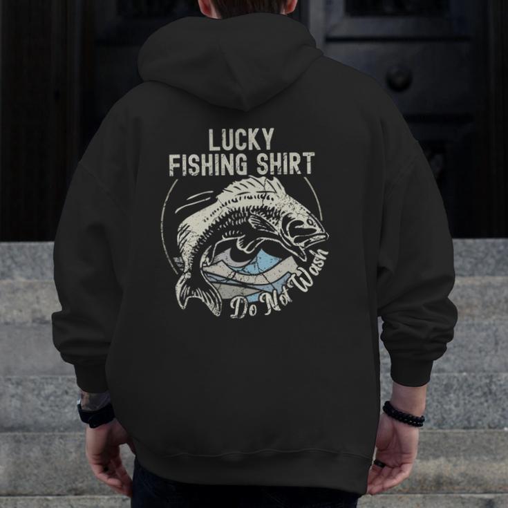 Fishing Camo Us Flag Fish Bass Patriot Fisherman Dad Zip Up Hoodie