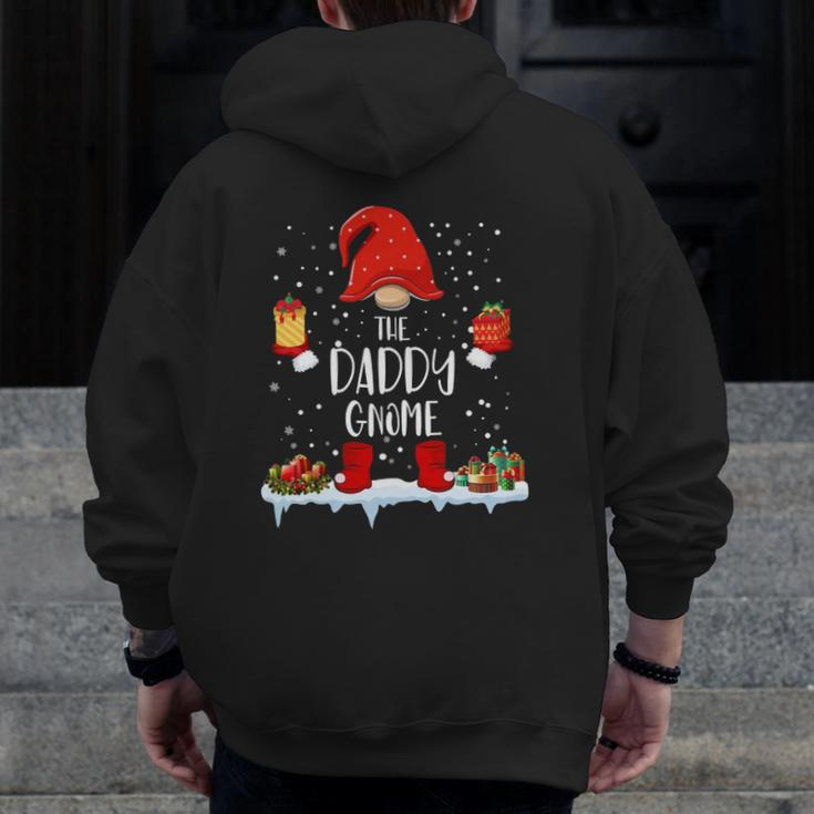 Matching Family The Daddy Gnomes Christmas Zip Up Hoodie Back Print