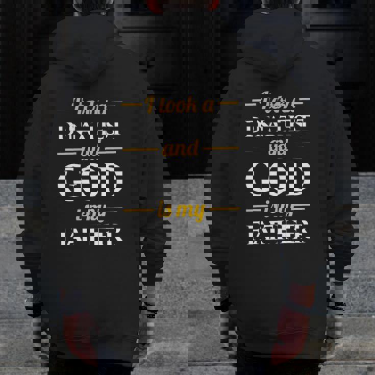 Test Christian Church Deacon Zip Up Hoodie Back Print