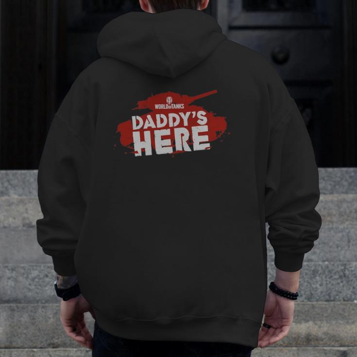 World Of Tanks Father's Day Zip Up Hoodie Back Print